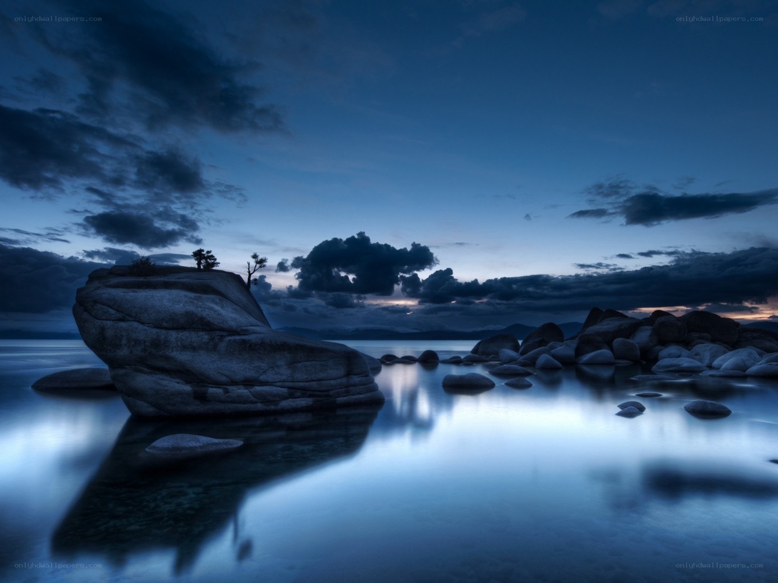 Dusk at Lake Tahoe