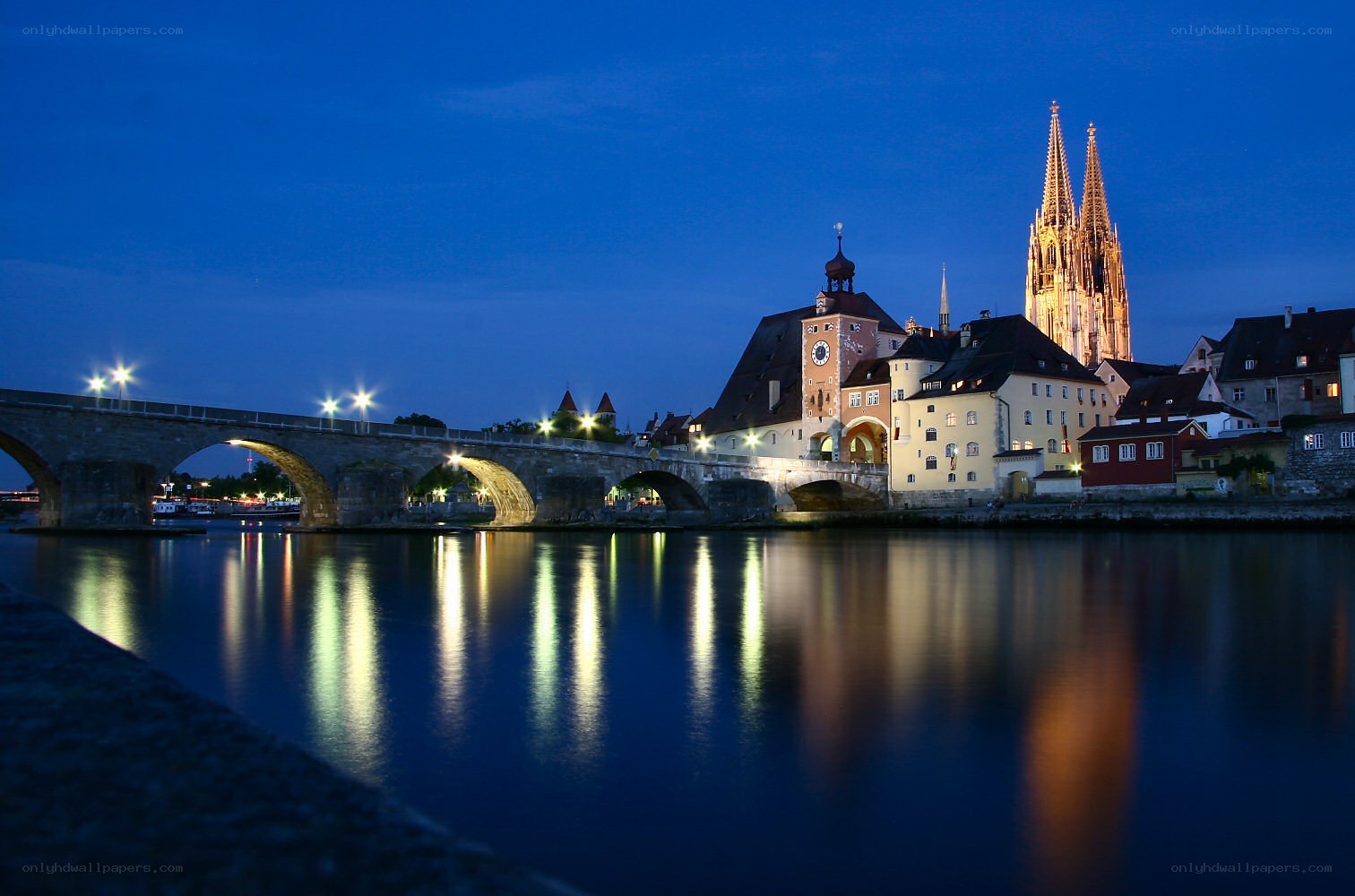 Dusk at Regensburg Cathedral