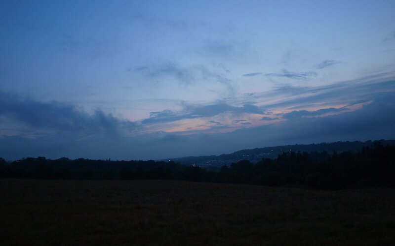 Dusk over a Field