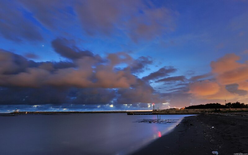 Dusk Sky over Harbor