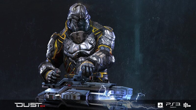 Dust 514 armored soldier