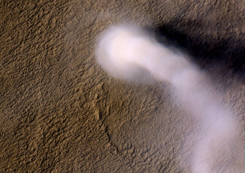 Dust Devil on Surface