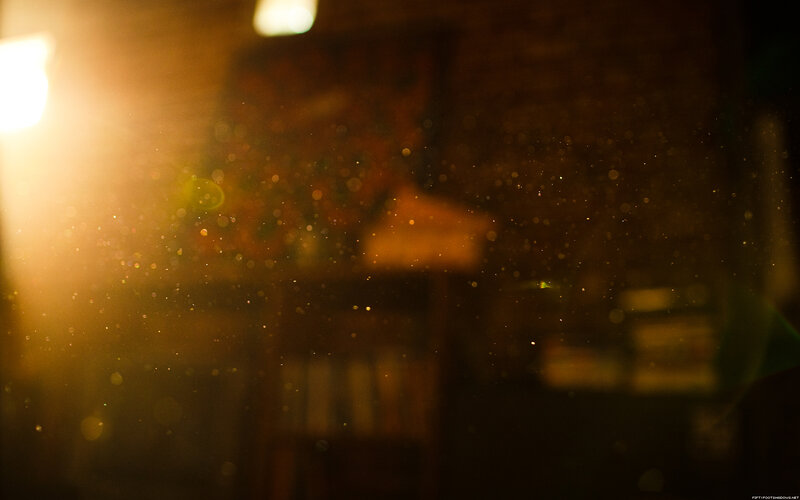 Dust Particles in Light — Brown