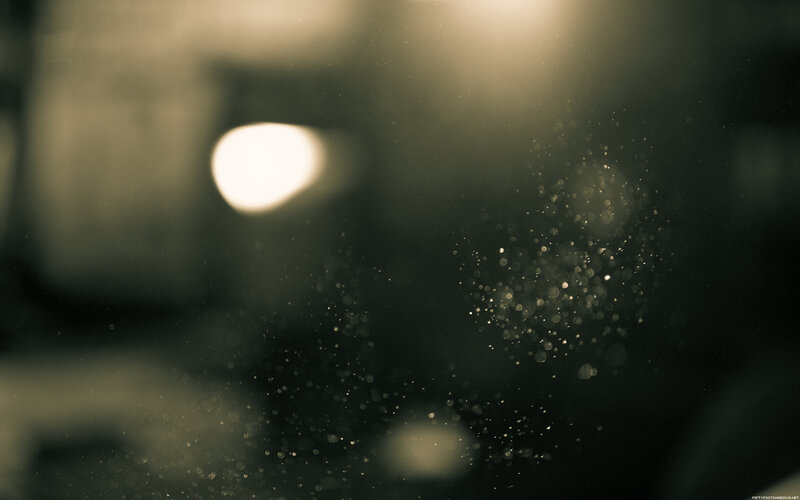 dust particles in light