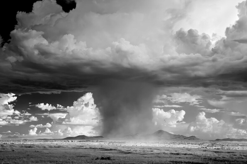 Dust Storm over Desert