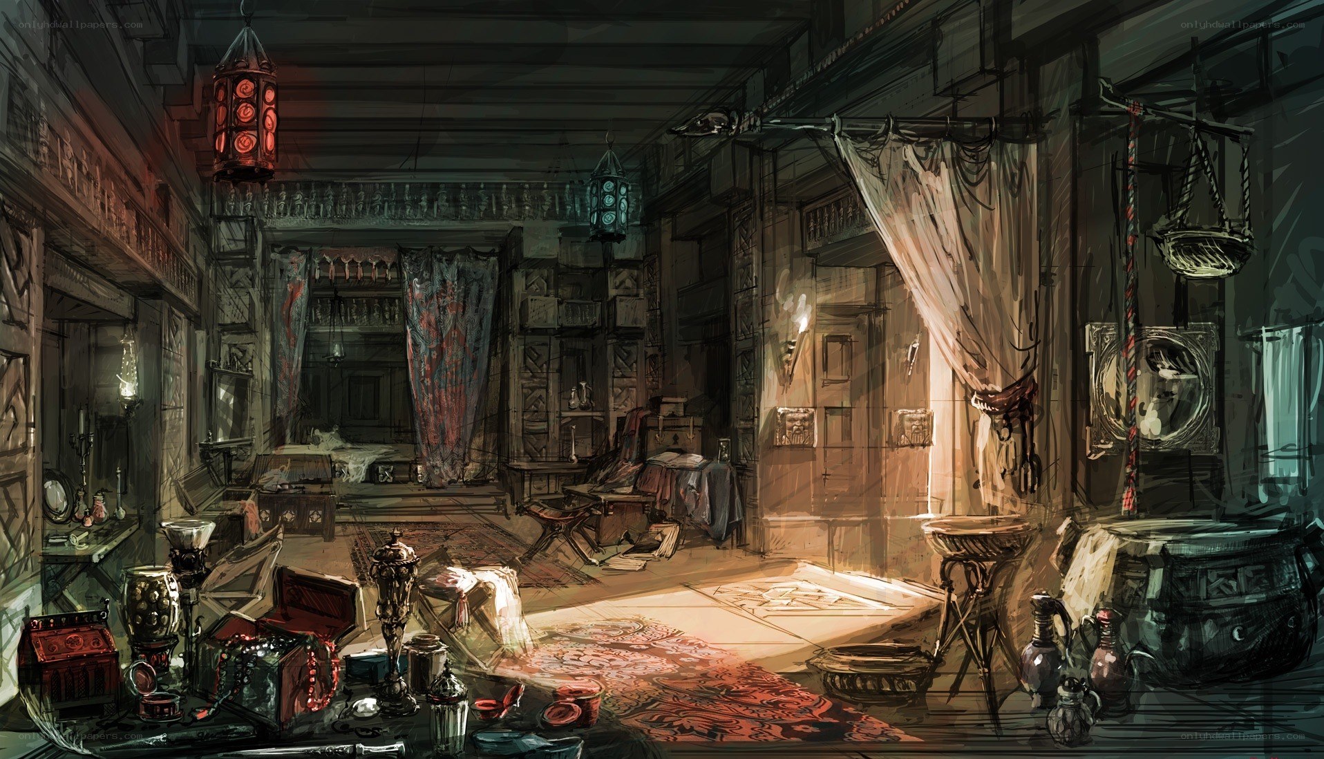 dusty adventurer's chamber