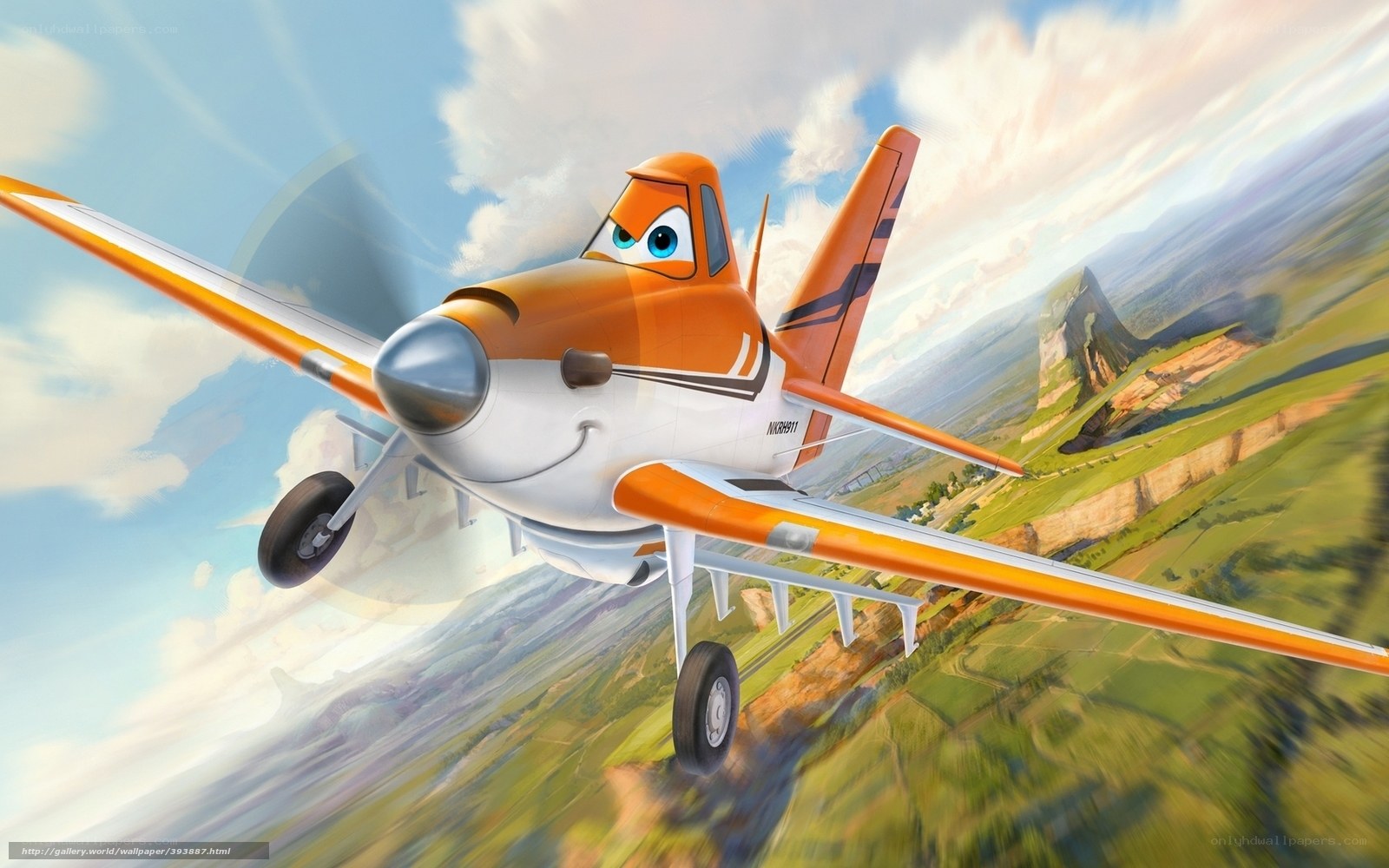 Dusty Crophopper in flight