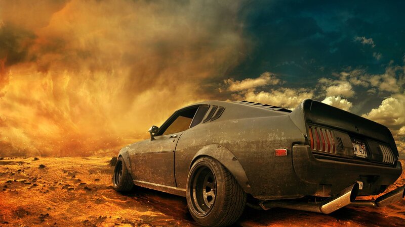 Dusty Muscle Car