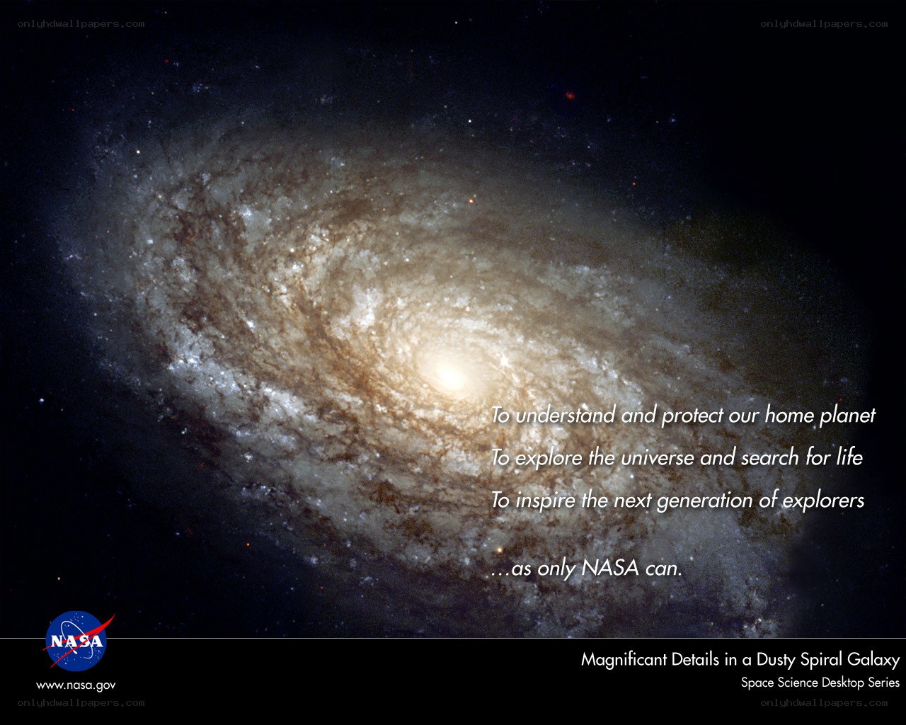 Dusty Spiral Galaxy