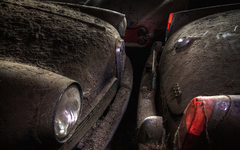Dusty Vintage Cars