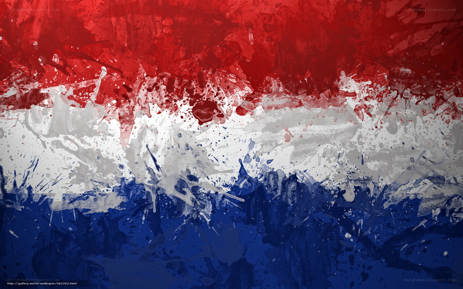 Dutch flag abstract art