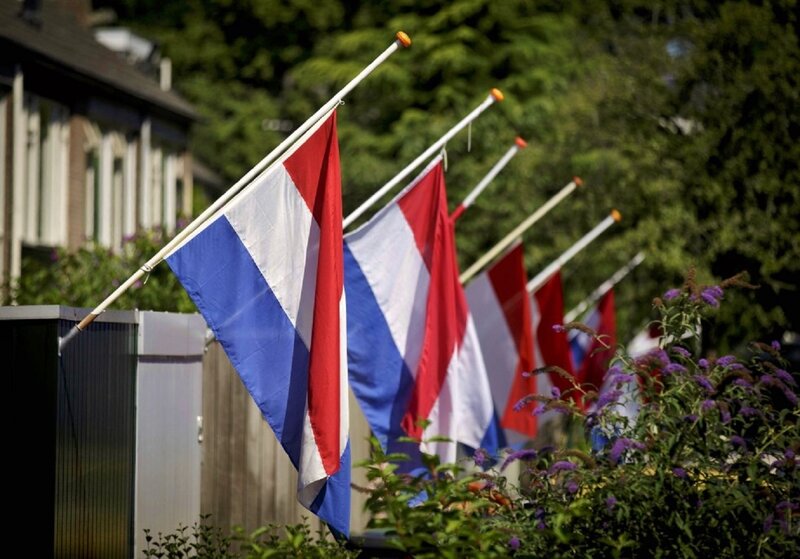 Dutch Flags on Poles