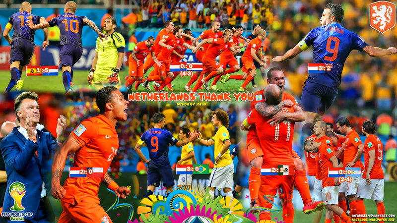 Dutch Football Players — Orange, Celebratory, Digital Art