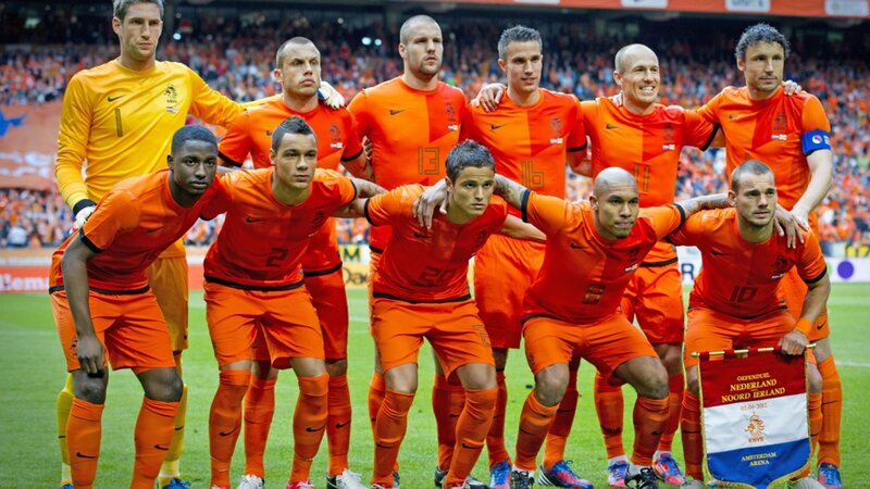 Dutch Football Team — Orange, Serious