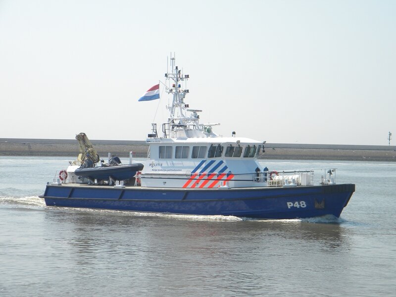 Dutch Police Boat — Blue