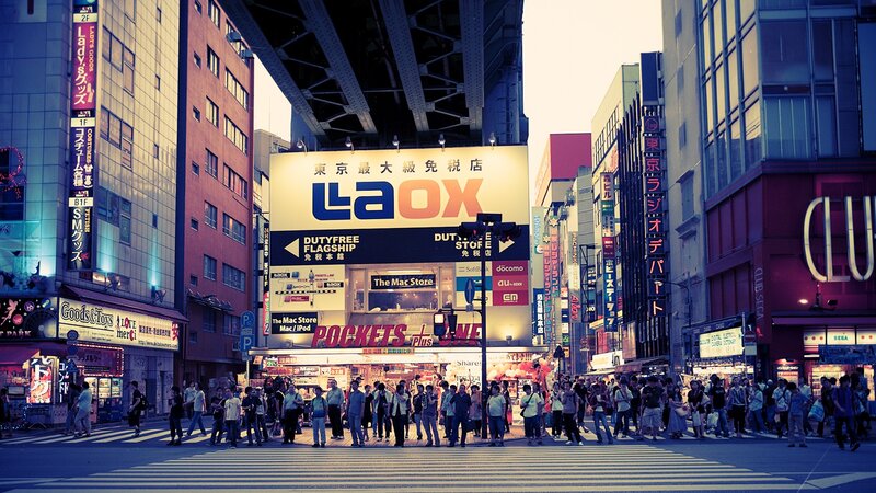 Duty-free shopping in Tokyo