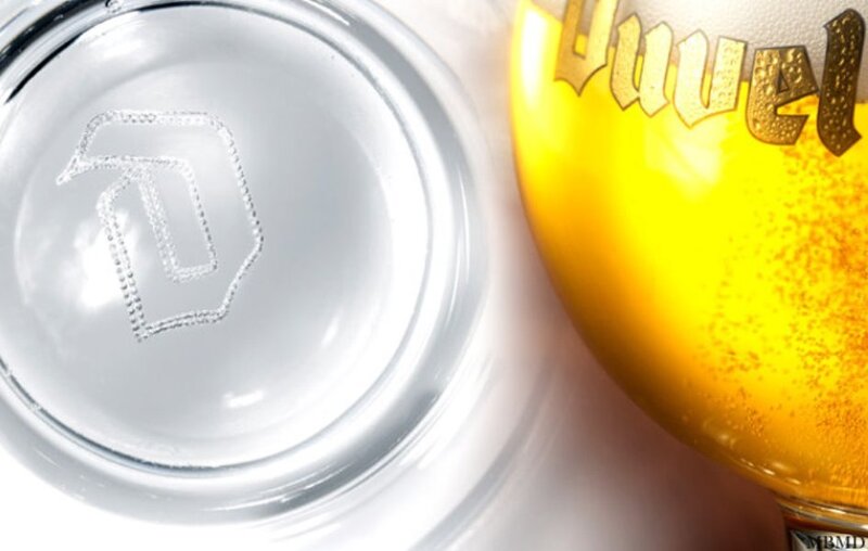 Duvel beer in glass