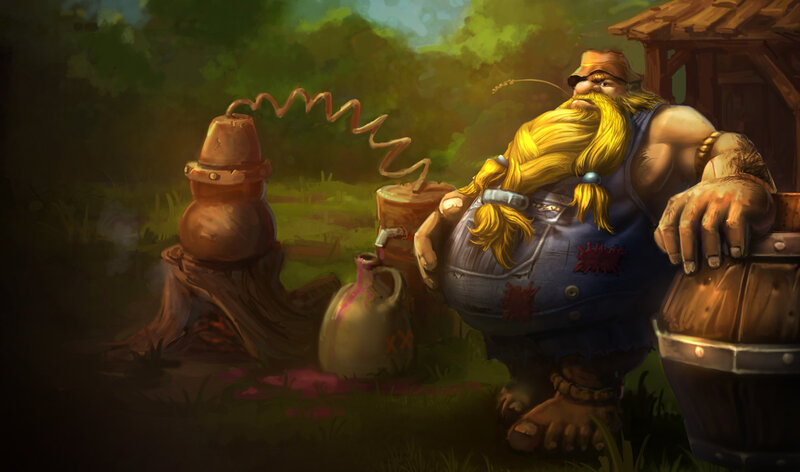 Dwarf Alchemist in Forest