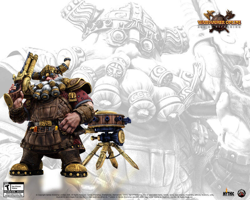 Dwarf character from Warhammer Online