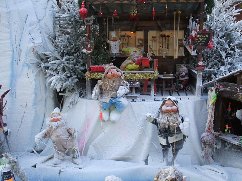Dwarf Figurines in Snow