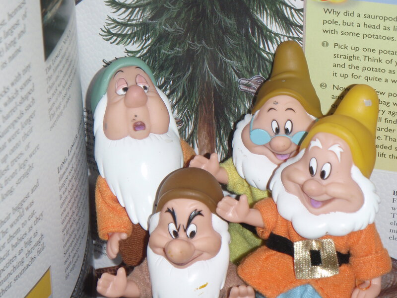 Dwarf Figurines on Book