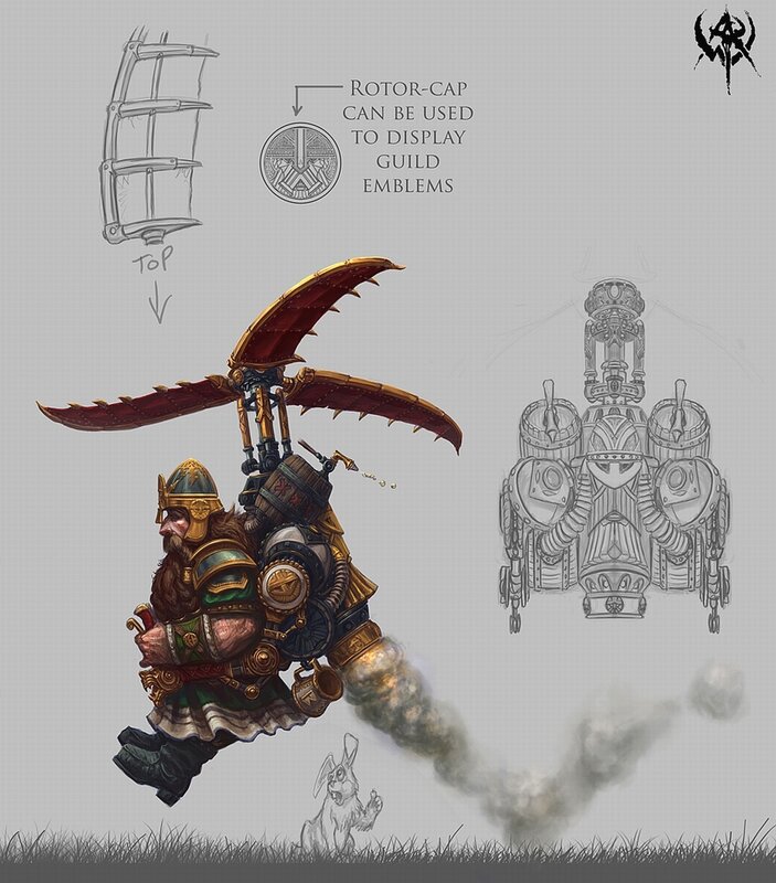 dwarf in flight gear
