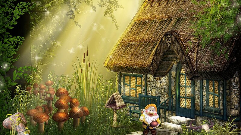 Dwarf in Garden