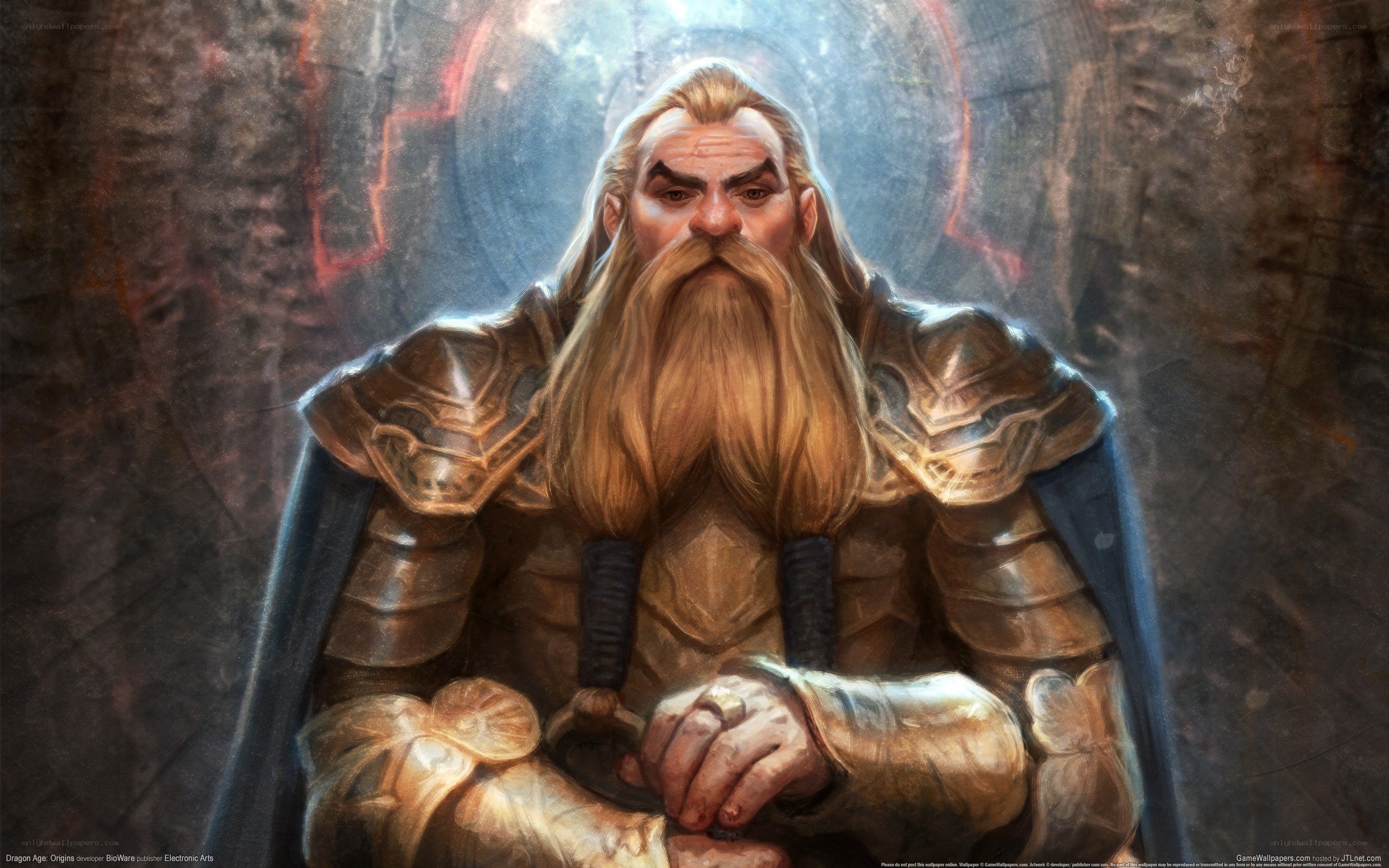 dwarf warrior in armor