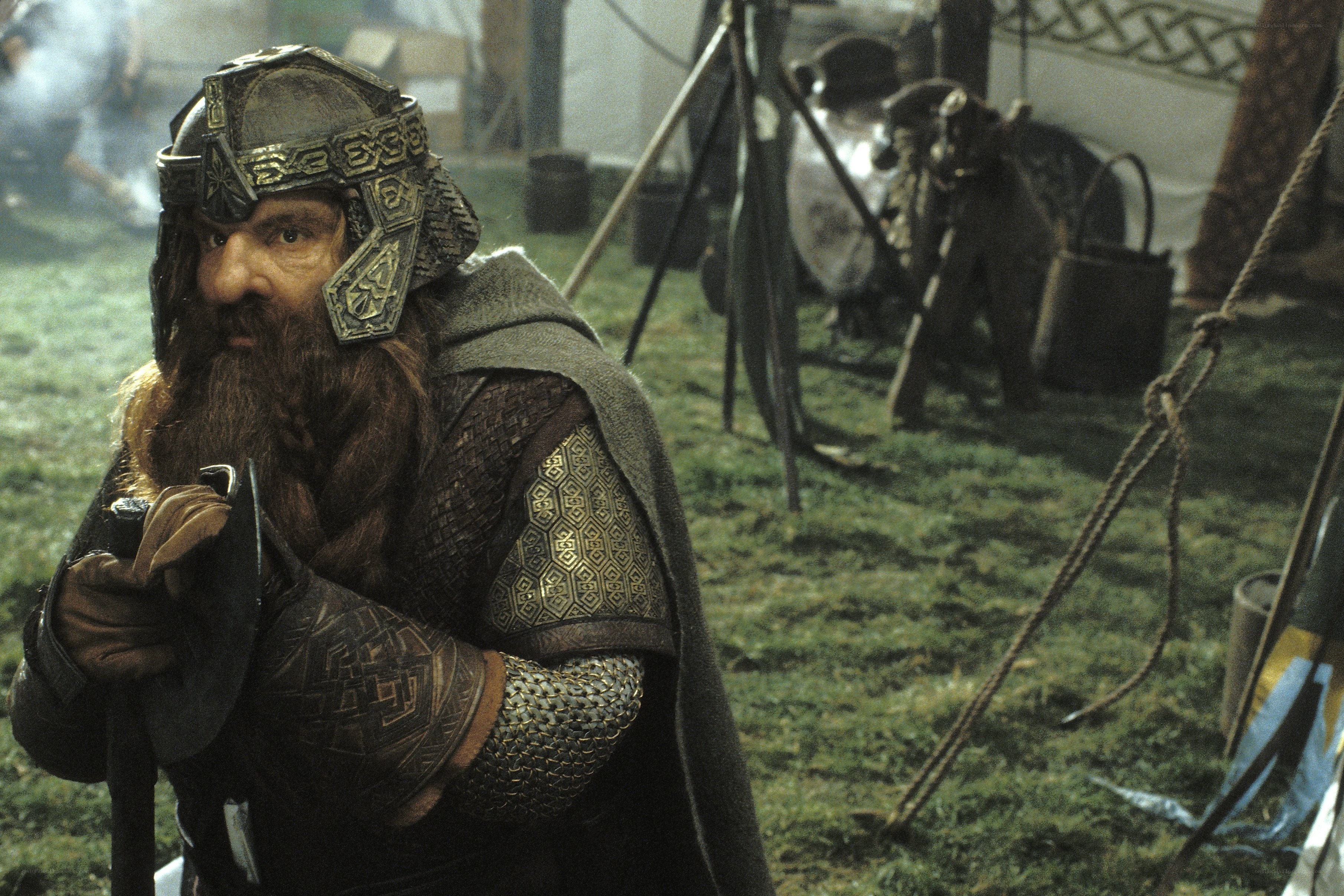 dwarf warrior in armor