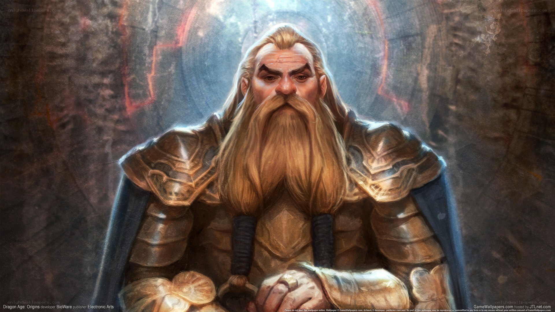 Dwarf warrior in armor