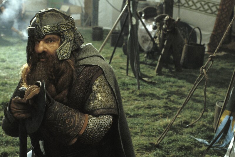 Dwarf Warrior in Armor — Brown, Serious