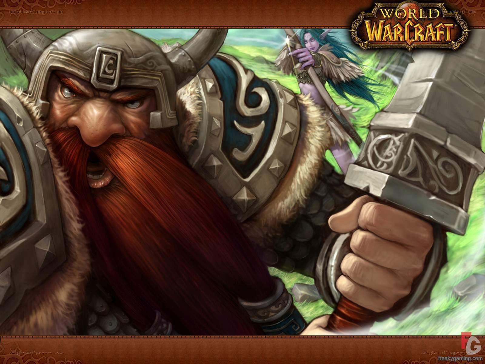 Dwarf warrior in battle