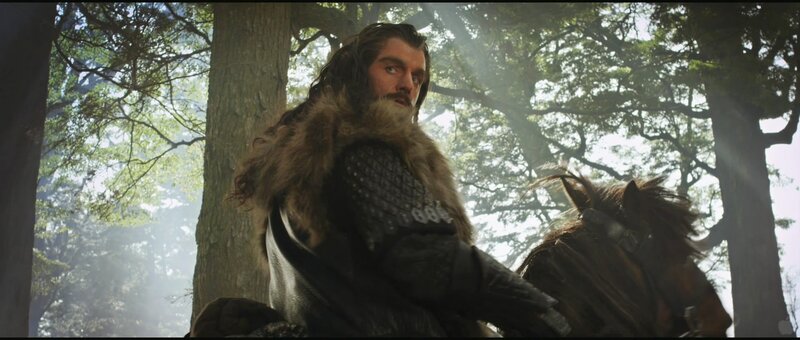 dwarf warrior in forest