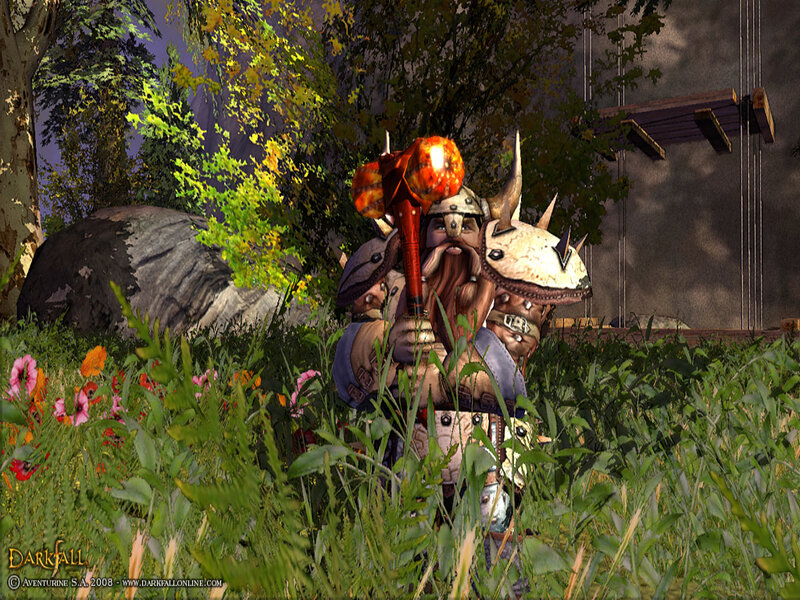 Dwarf Warrior in Grass