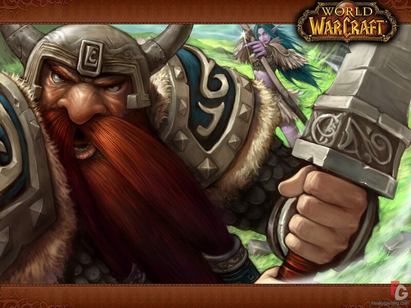Dwarf Warrior with Axe — Brown, Aggressive