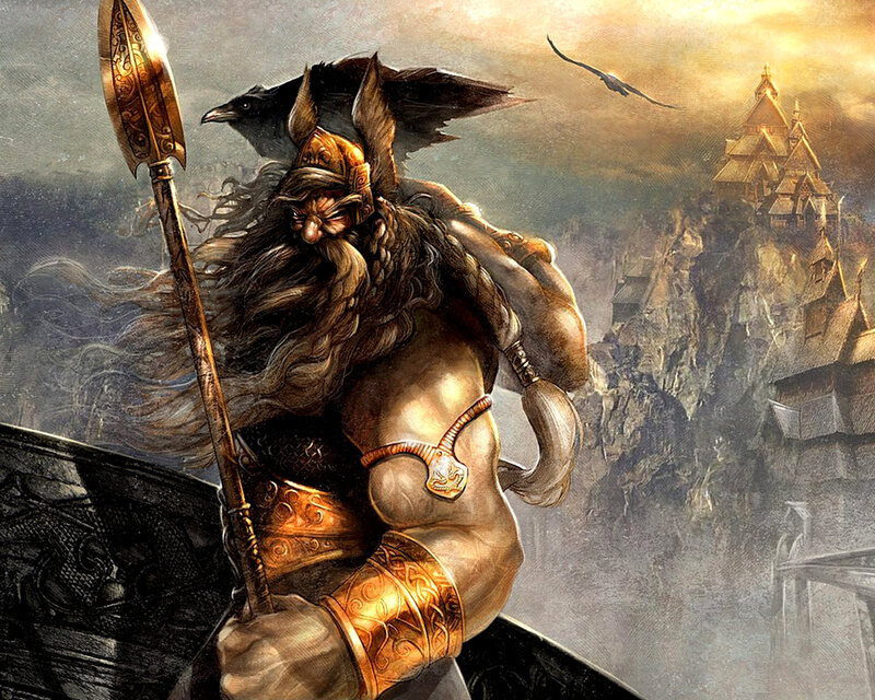 dwarf warrior with spear