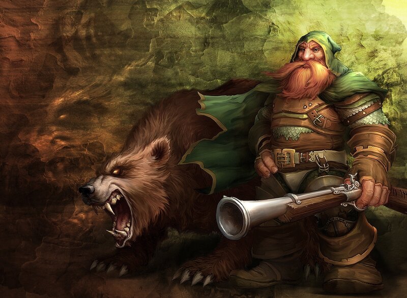 Dwarf with Bear