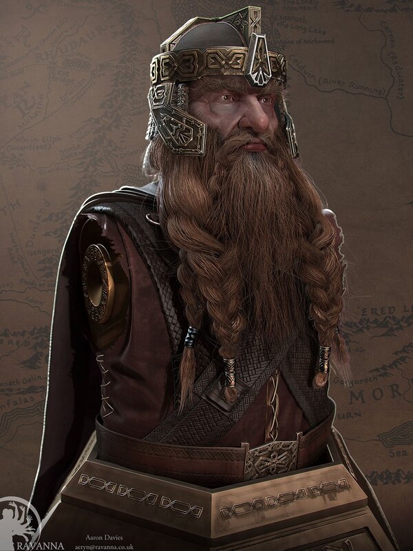 Dwarf with Braided Beard