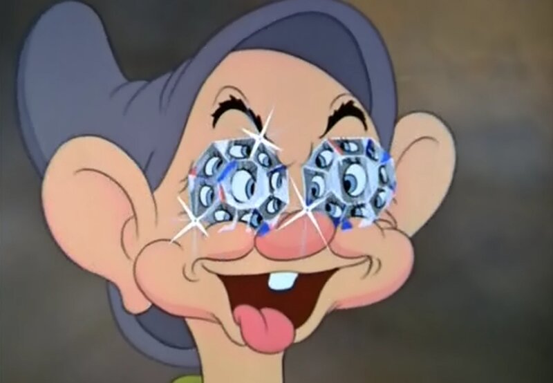 dwarf with gem eyes