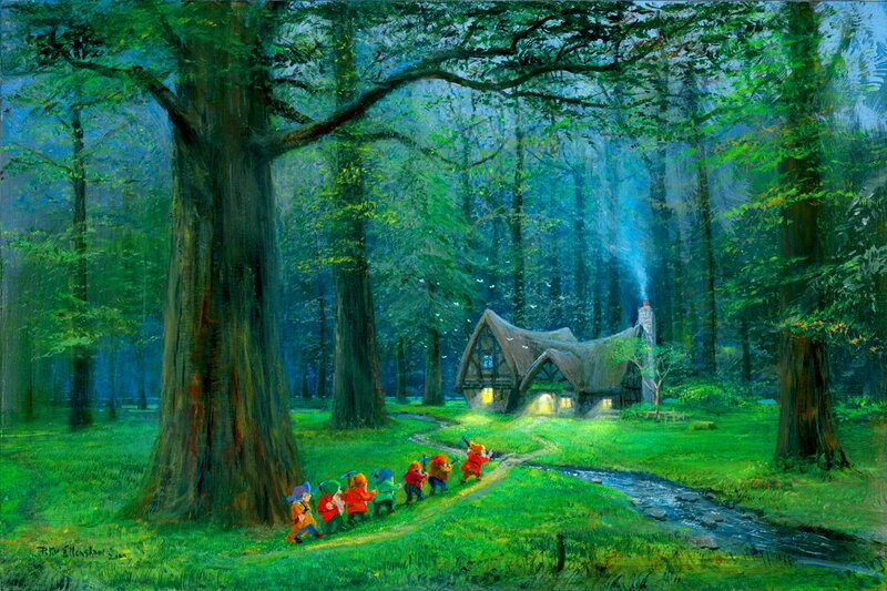 Dwarfs in Forest — Green