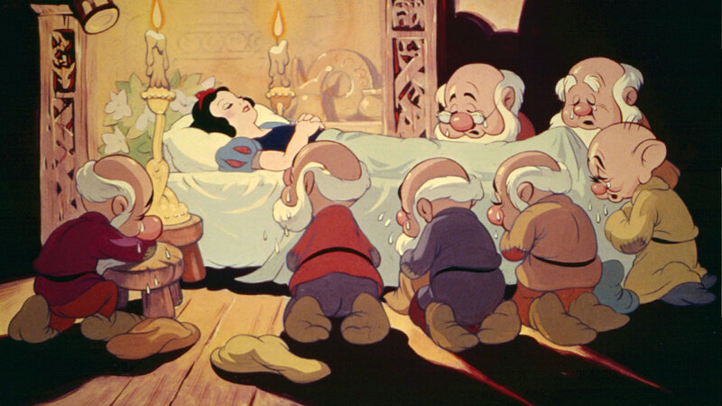 Dwarfs Mourning Snow White
