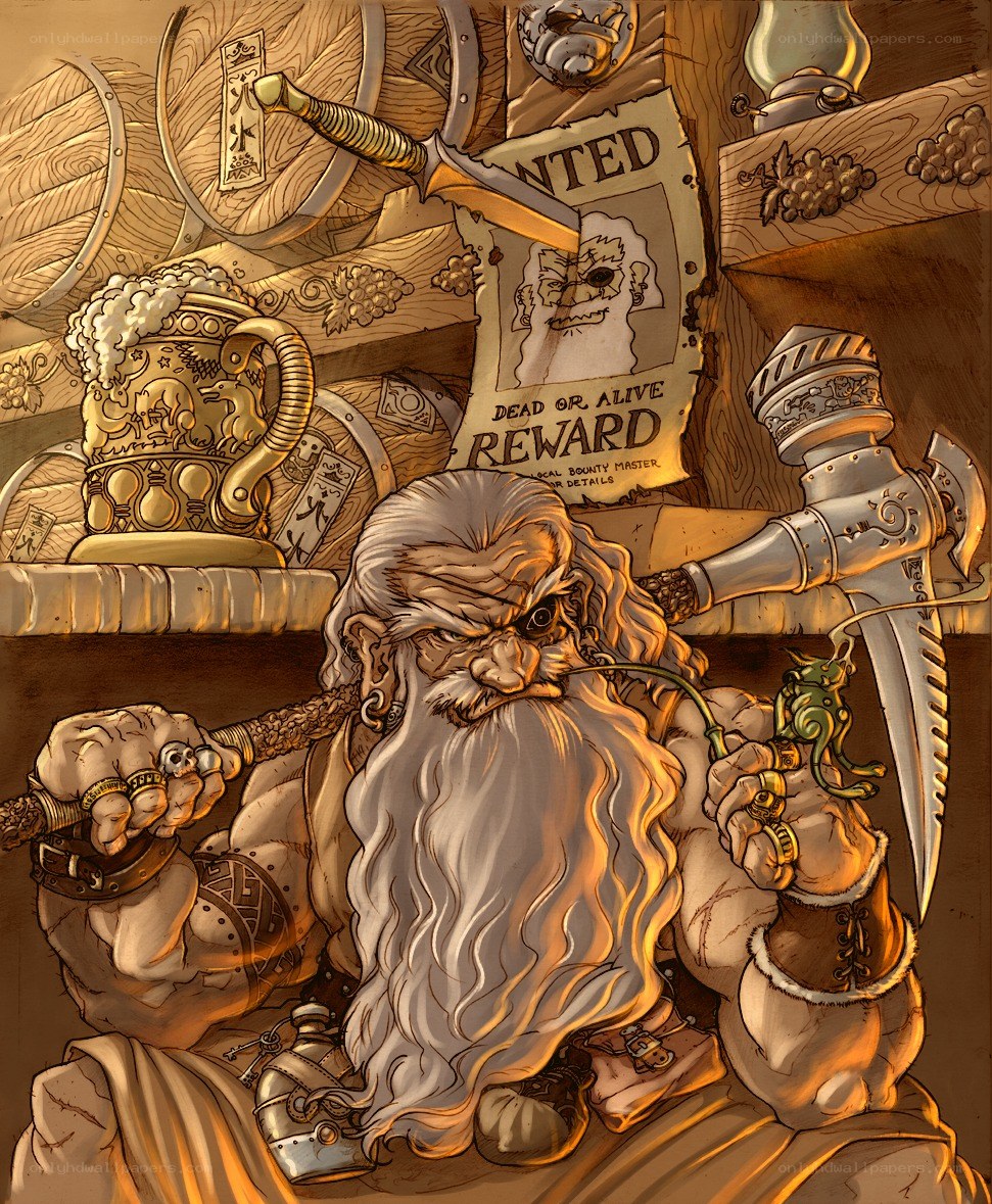 dwarven bounty hunter