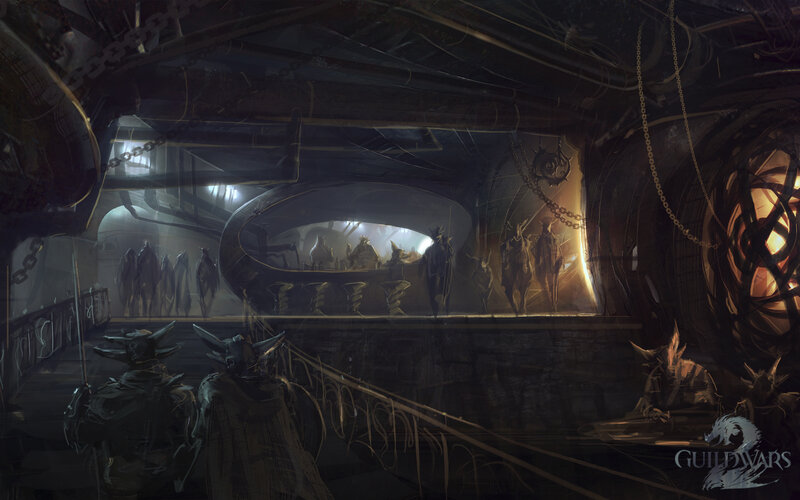 Dwarven Guards in Hall