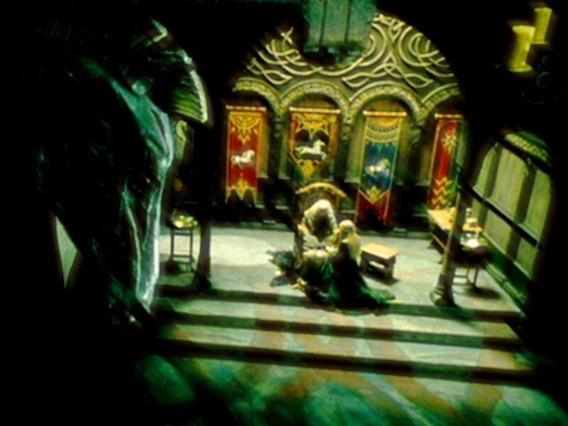 dwarven hall scene