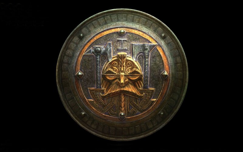 dwarven shield emblem