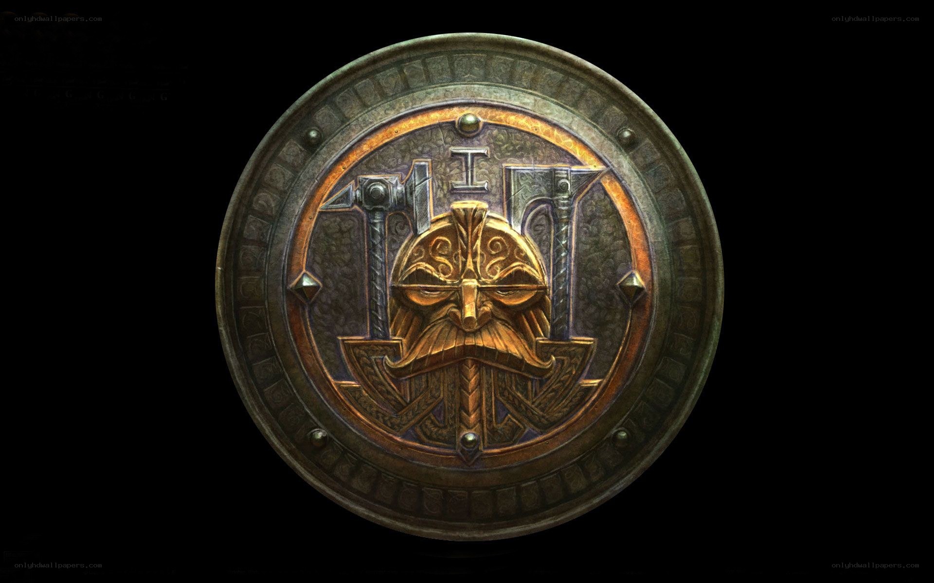 dwarven shield emblem