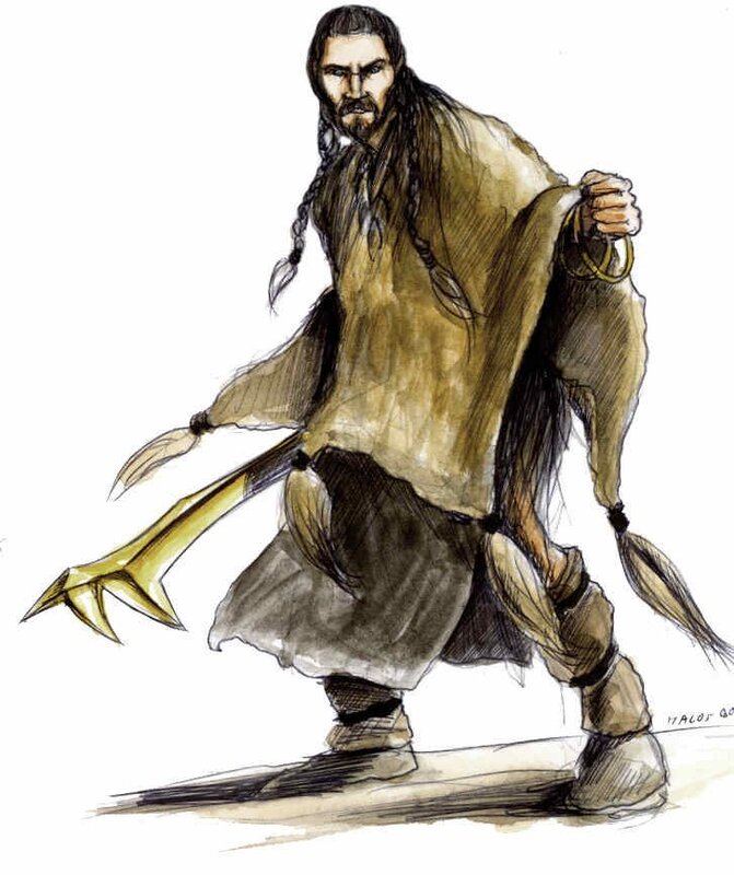dwarven warrior concept art