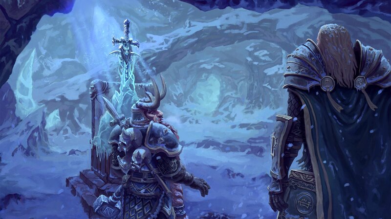 Dwarven Warrior with Sword — Blue