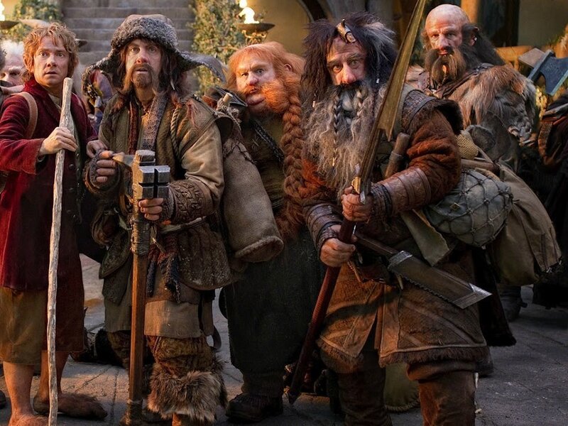 Dwarves and Hobbit — Brown, Adventurous