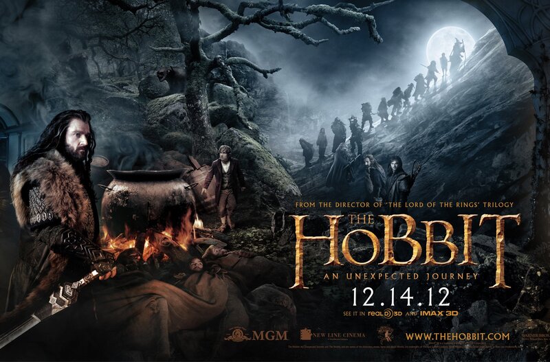 Dwarves and Hobbit in Forest